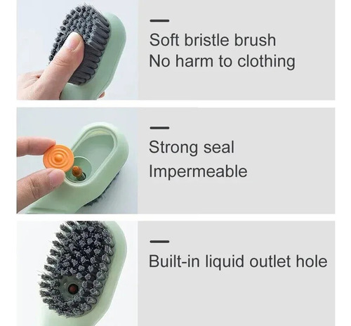 Multifunction Cleaning Shoe Brush Soft Automatic Liquid