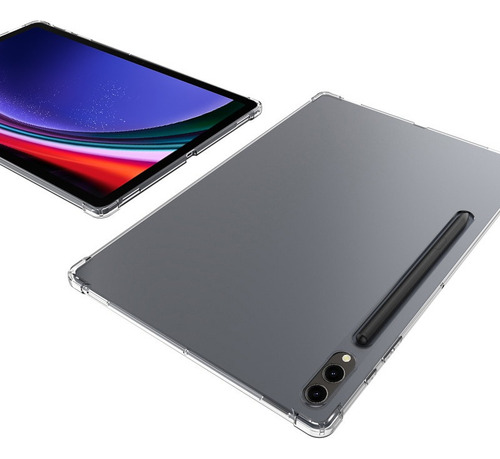 Capa Para Samsung Galaxy Tab S9+/ S9 Fe+12,4 Transparente