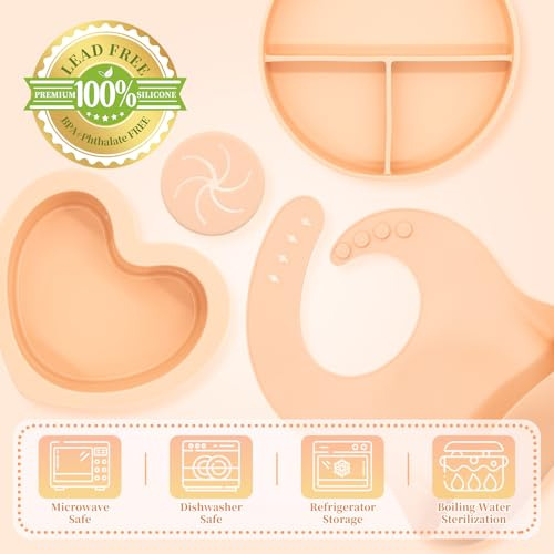 Set De Alimentación De Silicón Para Bebés Suministros Para D