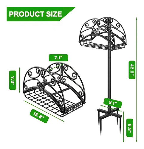 Yz Soporte Para Carrete De Manguera De 107,5 Cm X 10 Cm