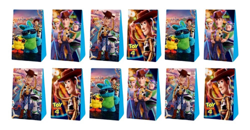 12 Cajas De Caramelos De Toy Story Para Infantil Fiesta