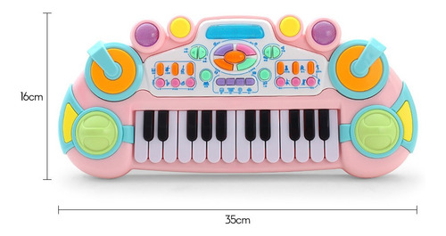 Imagen 10 de 10 de 24 Teclado Piano Electrónico Para Niños Juguete Educativos