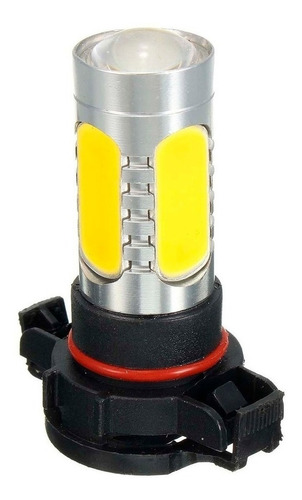 Lampara Luz Autos H16/5202  Cob Con Lupa - Blanco 12v  Led