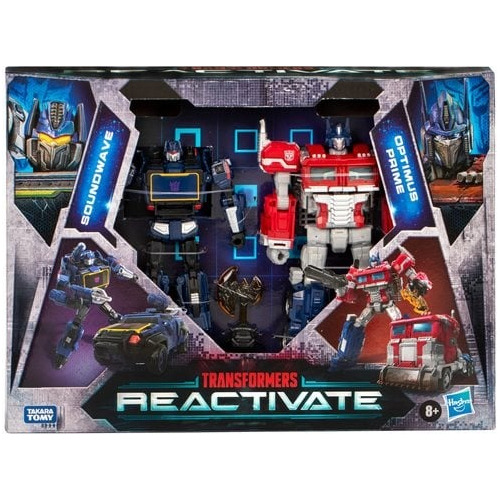 Optimus Prime Y Soundwave 2-pack Transformers Reactivate Msi