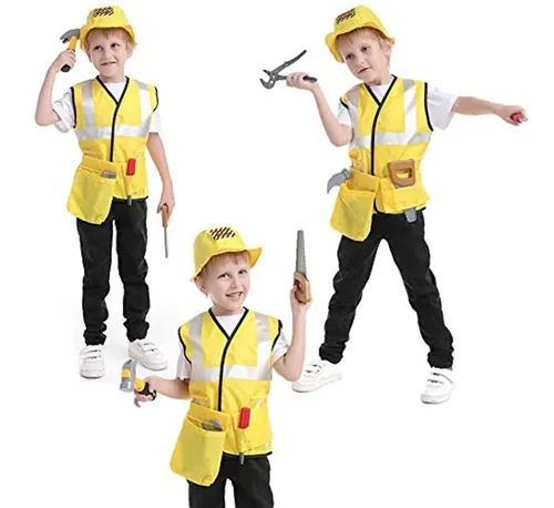 Juego De 5 Juegos De Rol Para Niños Policía Ingeniero