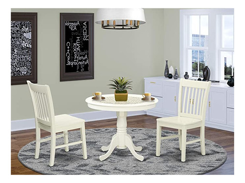 East West Furniture - Juego De 2 Sillas De Comedor Maravill.