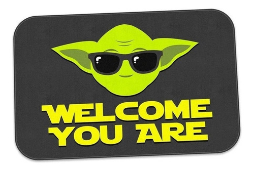 Tapete Yoda Cool - Welcome You Are (60x40cm) - Star Wars