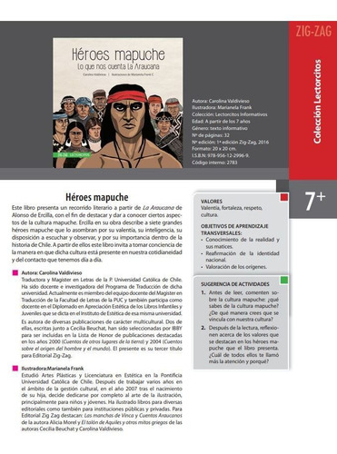 Libro Heroes Mapuche Lo Que Nos Cuenta La Araucana