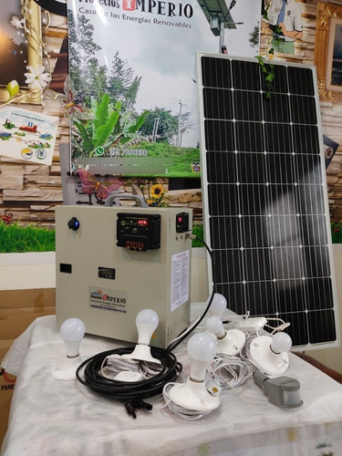 Planta Solar Fv-300 Fuente Onda Pura Tv Regulador Panel Mppt