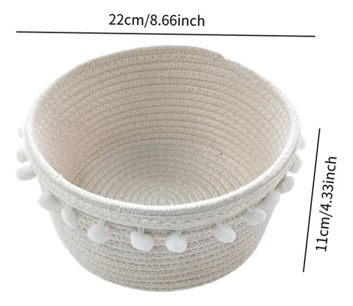 Cesta De Almacenamiento De Colonización De La 22cmx11cm