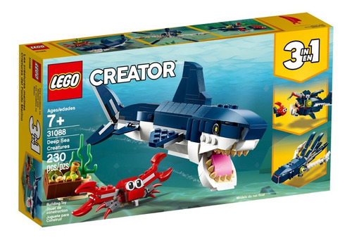 Lego Creator 3 En 1 Deep Sea Creatures 31088  (230 Piezas)