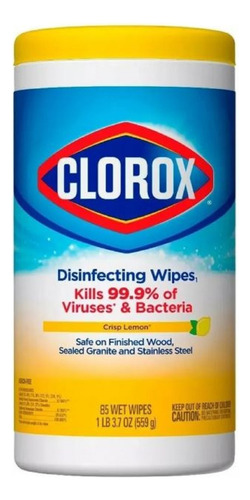 Toallas Desinfectante Clorox Elimina 99,9% Virus Y Bacterias