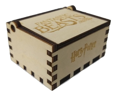 Caja Musical Harry Potter Color Blanco Animales Fantasticos