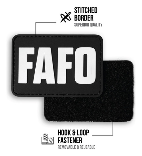 Parche Moral De Pvc Fafo: Joder Y Descubrir, Parches Táctic