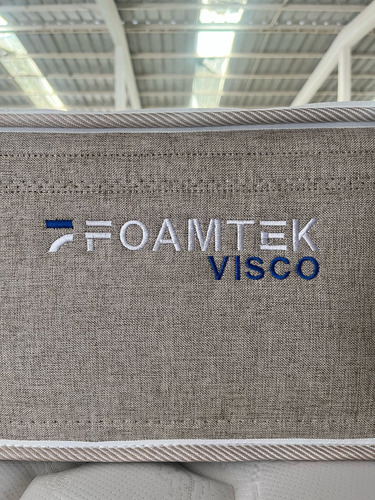 1,5 Plaza Colchón Con Memory Foam 2.0 M Largo Foamtek.