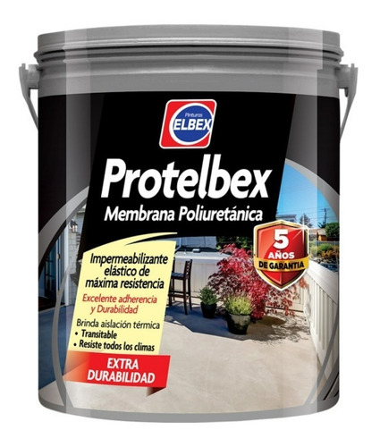 Membrana Liquida Poliuretanica Protelbex Elbex 4 Kilos