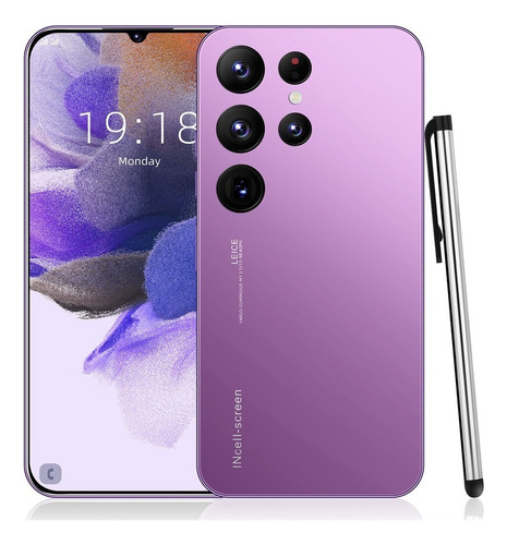 Premium Android Smartphone S23+ Ultra Purple 6.3 Pulgadas