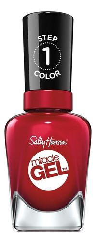  Esmalte de uñas color Sally Hansen Miracle Gel de 15mL de 1 unidades color Cant beet royalty
