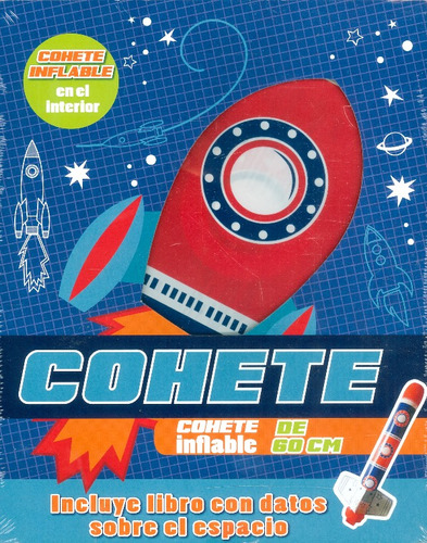 Cohete: Cohete inflable de 60 cm

Incluye libro con datos sobre e, de Varios autores. Serie 1781861196, vol. 1. Editorial Grupo Planeta, tapa blanda, edición 2013 en español, 2013
