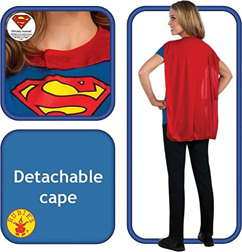 T-shirt Rubies Dc Comics Feminina Supergirl Com Capa, Como