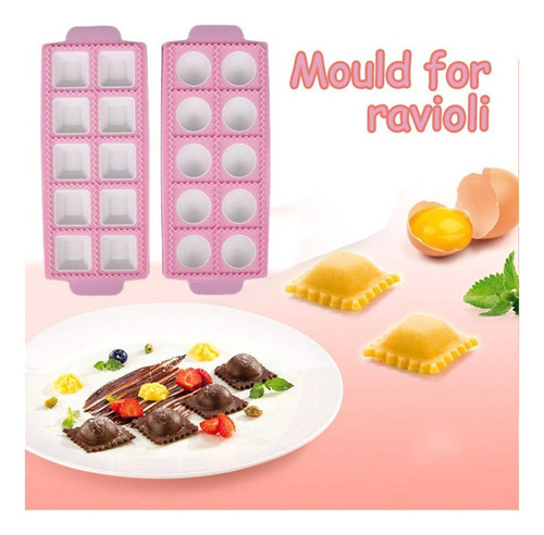 Molde Para Raviolis Moldes Para Pasta 2 Piezas Silicona Para