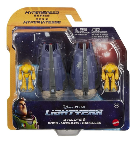 Disney Pixar Lightyear Cyclops Y Sus Capsulas Nave Espacial