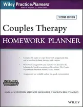 Comprar Couples Therapy Homework Planner, De Gary M. Schultheis. Wiley Practiceplanners, Vol. 1. Editorial John Wiley Sons Inc, Tapa Blanda, Edición Second Edition En Inglés