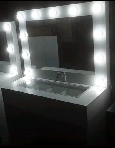 Mueble Para Maquillaje 90 Cm De Ancho Blanco