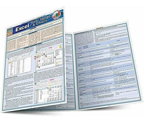 Excel Pivot Tables And Charts (quick Studyputer), De Barcharts, Inc.. Editorial Quickstudy En Inglés