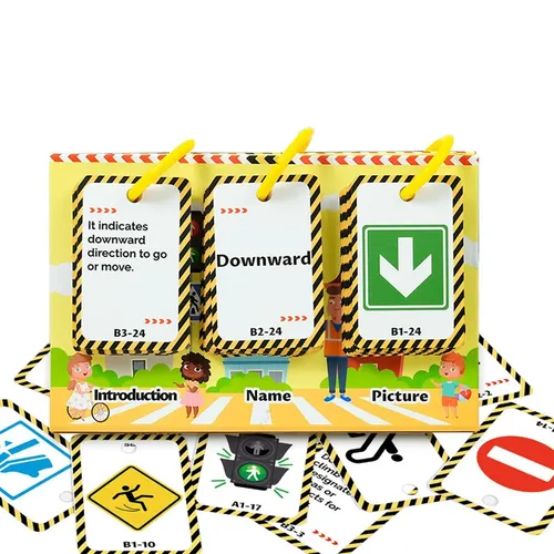 Set De 72 Tarjetas Interactivas De Señales De Tráfico Para Niños De 3+ – Aprende Seguridad Vial Con Imágenes Y Descripciones En Casa O Escuela