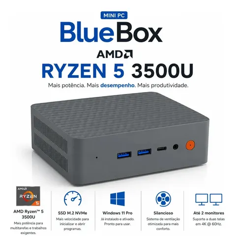 NucBox5 win11pro 8GB RAM 128GB SSD ミニPC Minipc Bluebox (nuc) Ryzen 5 3500 8gb M.2 256gb Wifi Win11