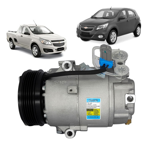 Compressor Ar Condicionado Delphi Agile Montana 1.4 Flex