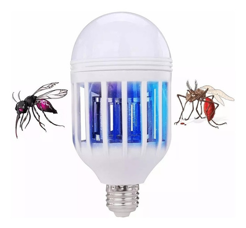 Eliminador De Mosquitos De 15w Foco Mata Insectos Lampara