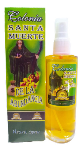 Colonia Santa Muerte De La Abundancia 100 Ml. Con Spray