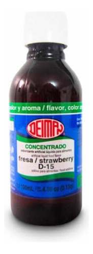 Concentrado Saborizante Comestible Fresa 120 Ml