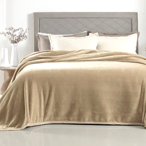 Cobertor Queen Peluciado Belmond Creme