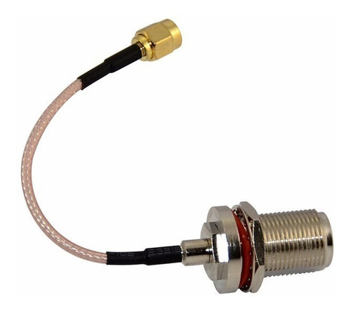 Cabo Adaptador Pigtail Conector N Femea E Sma Macho