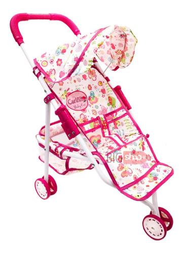 Cochecito Plegable Muñeca Bebe Jogger Toy Pce 2818 Bigshop