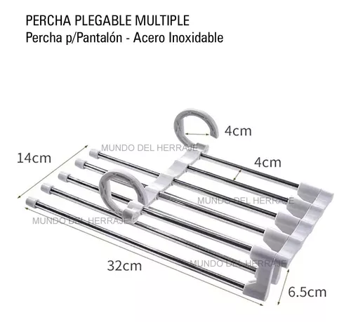 Perchas Multiple Pantalones, Extensible, Multiuso