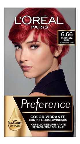 Tinte Para Cabello Preference L'oréal Paris Tono 6.66