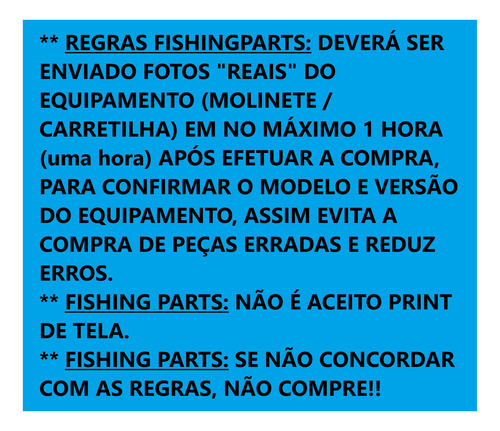 Peça Molinete Okuma Cedros Cj-55s / 55s = Oscillating Slider