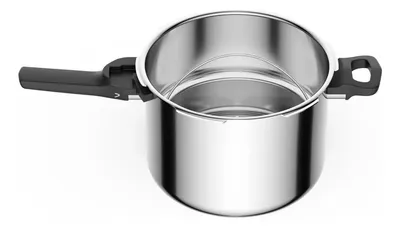 Panela De Pressão Rochedo Trendy Trendy 6 Litros Cinza (aço Inox)