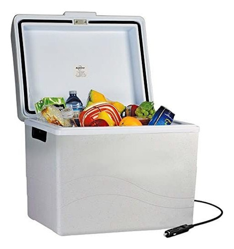 Koolatron P95 Travel Saver Cooler 45 Cuartos, Gris Claro