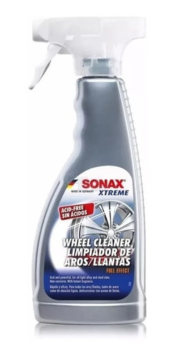 Limpiador Ferrico Llantas Sonax Wheel Cleaner Efecto Violeta