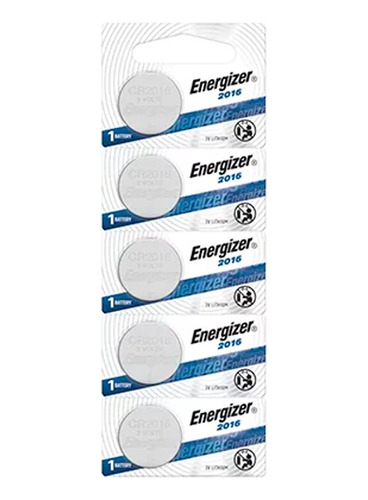 Pilas Boton Energizer Ecr2016 Blister X5