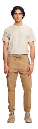 Pantalon Jogger Casual Bolsas Next & Co Holi Beige Hombre