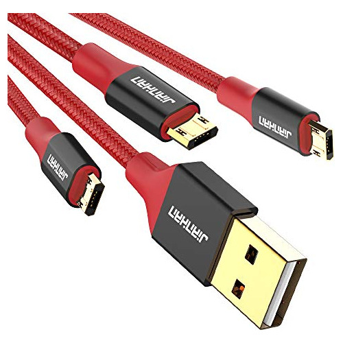 Cable Micro Usb Reversible Jianhan, [paquete De 3] Micro U T