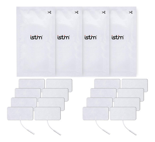 Isttim Super Soft 2  X2  Tens Unit Electrodos Para Masaje De