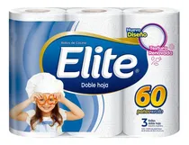Comprar Rollo De Cocina Elite Doble Hoja Paquete 3 Rollos 60 Paños
