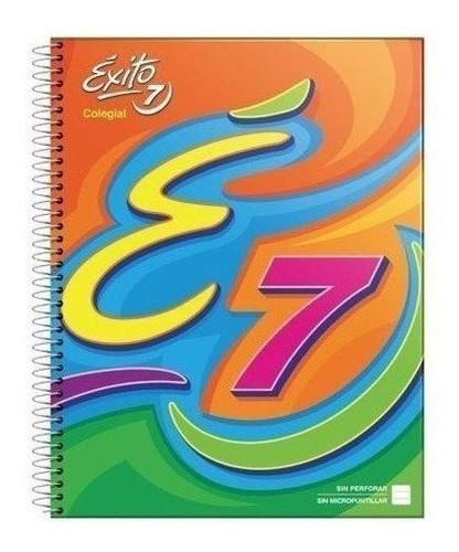 Cuaderno Espiralado Tapa Dura 21x2760h Rayado Exito E7